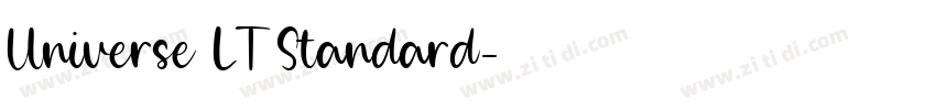 Universe LT Standard字体转换